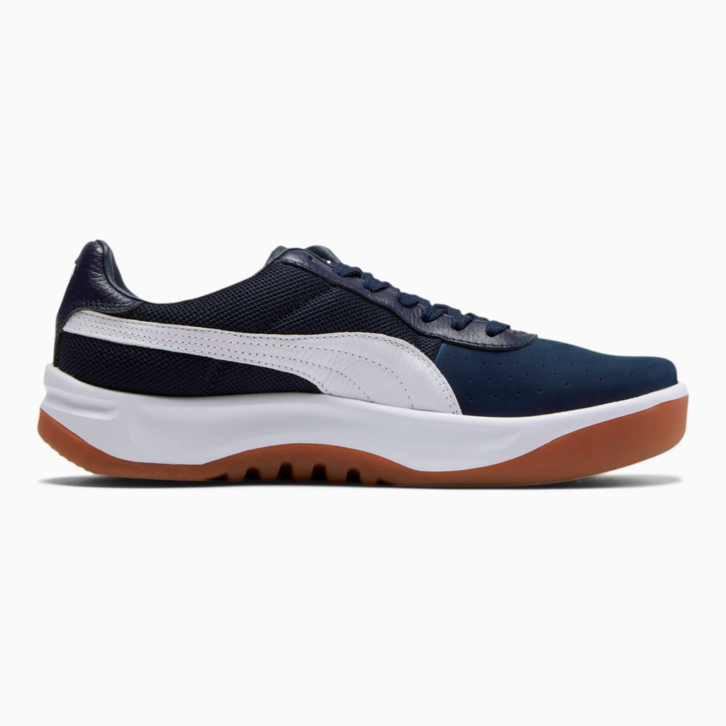 Puma California Casual Sneakers Herre Hvide Guld | OT9317462