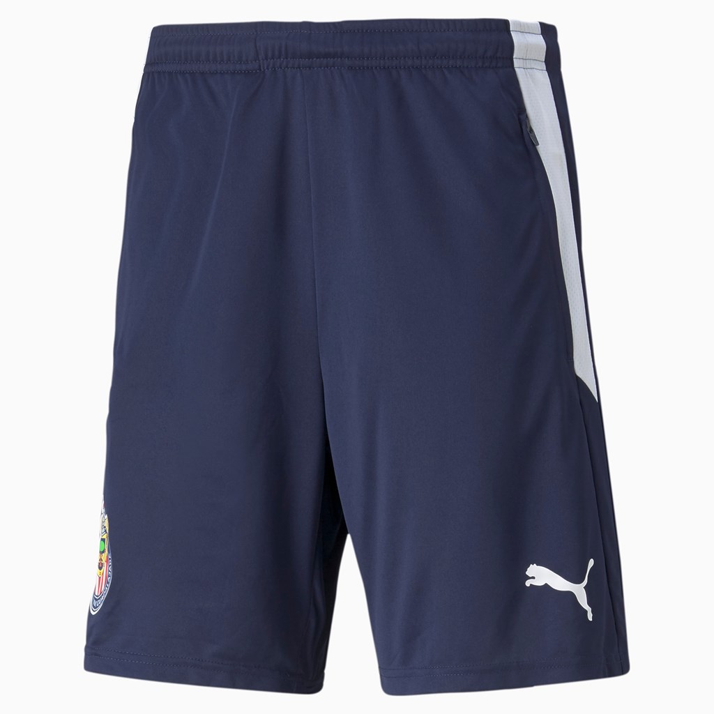 Puma Chivas Trænings Soccer Shorts Herre Hvide | 701854IRE