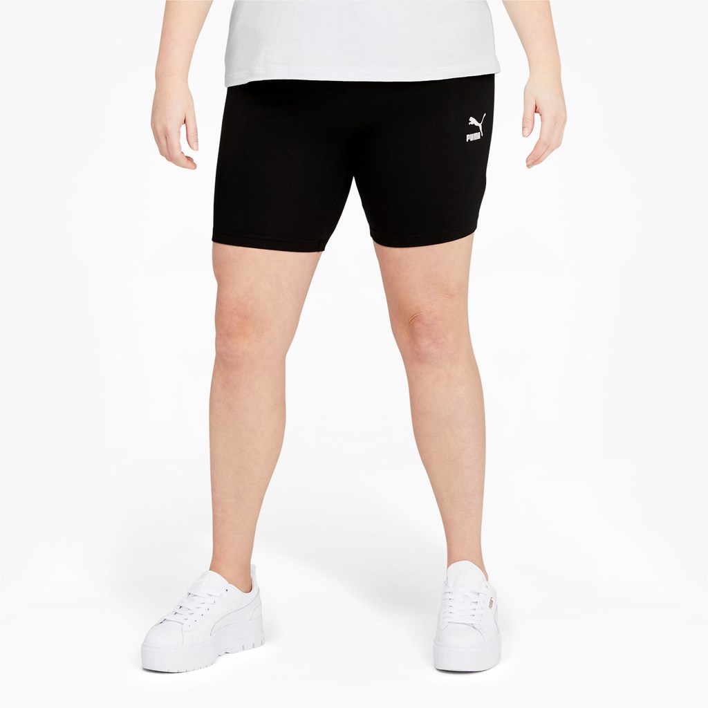 Puma Classics 7" Kort Leggings Dame Sort | 172036MBU