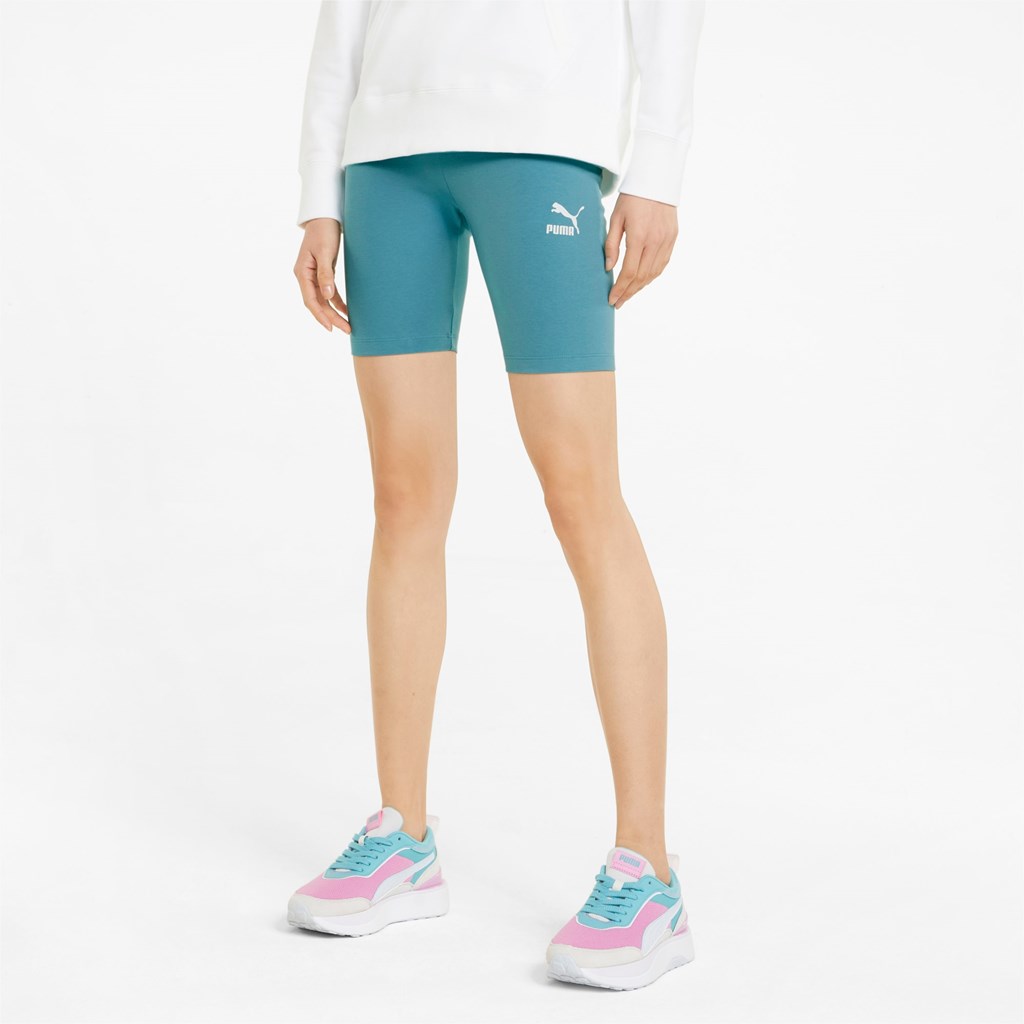 Puma Classics Bike Shorts Dame Porcelain | 491263UFQ