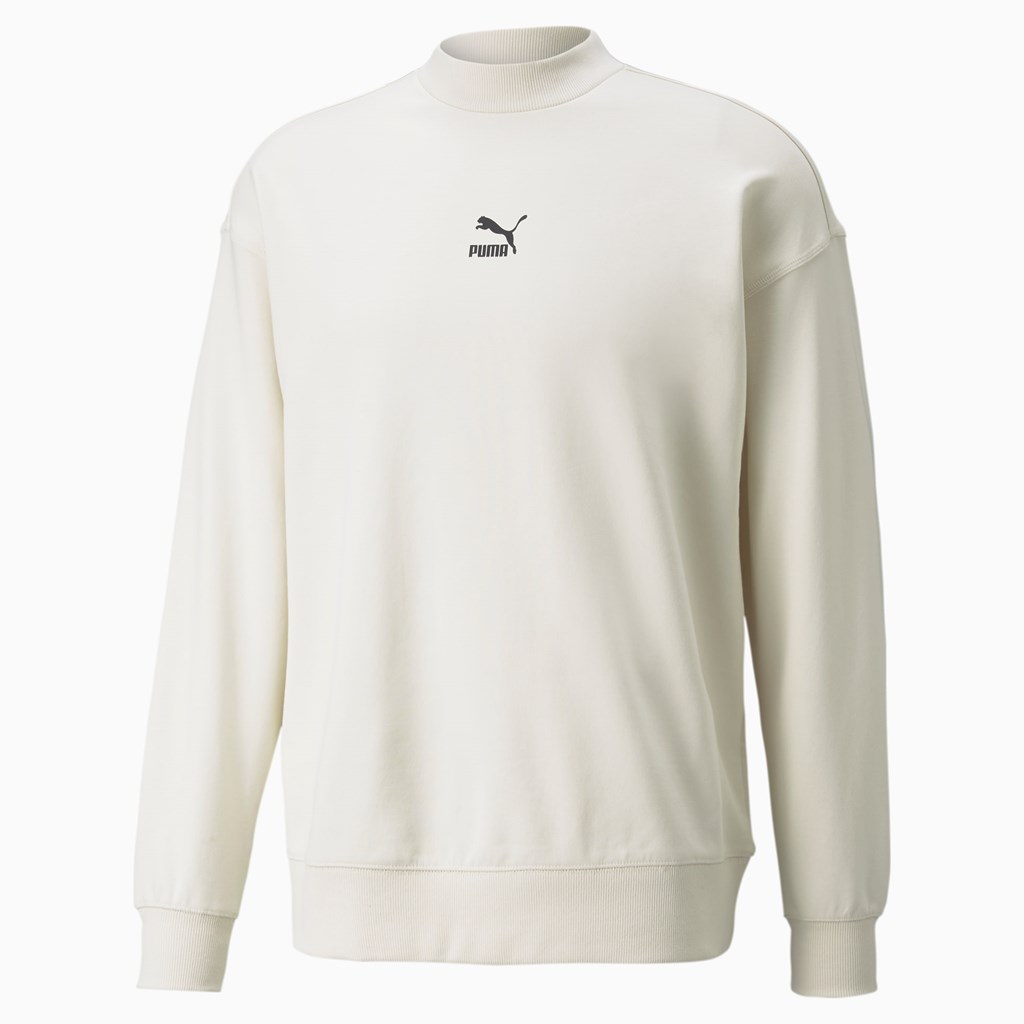 Puma Classics High Crew Neck Trøjer Herre Ivory Glow | CI0276985