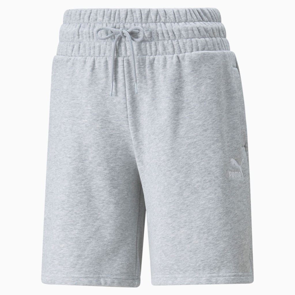 Puma Classics High-Talje Shorts Dame Lyse | 823967FIM