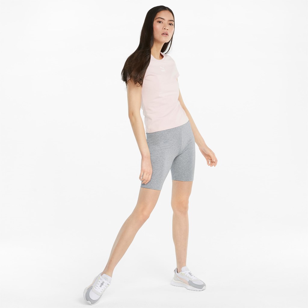 Puma Classics Kort Leggings Dame Lyse | 752410BTF