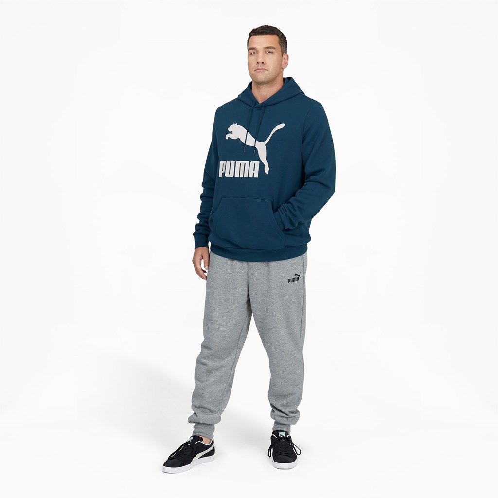 Puma Classics Logo FL BT Hættetrøje Herre Blå | 863120MQC