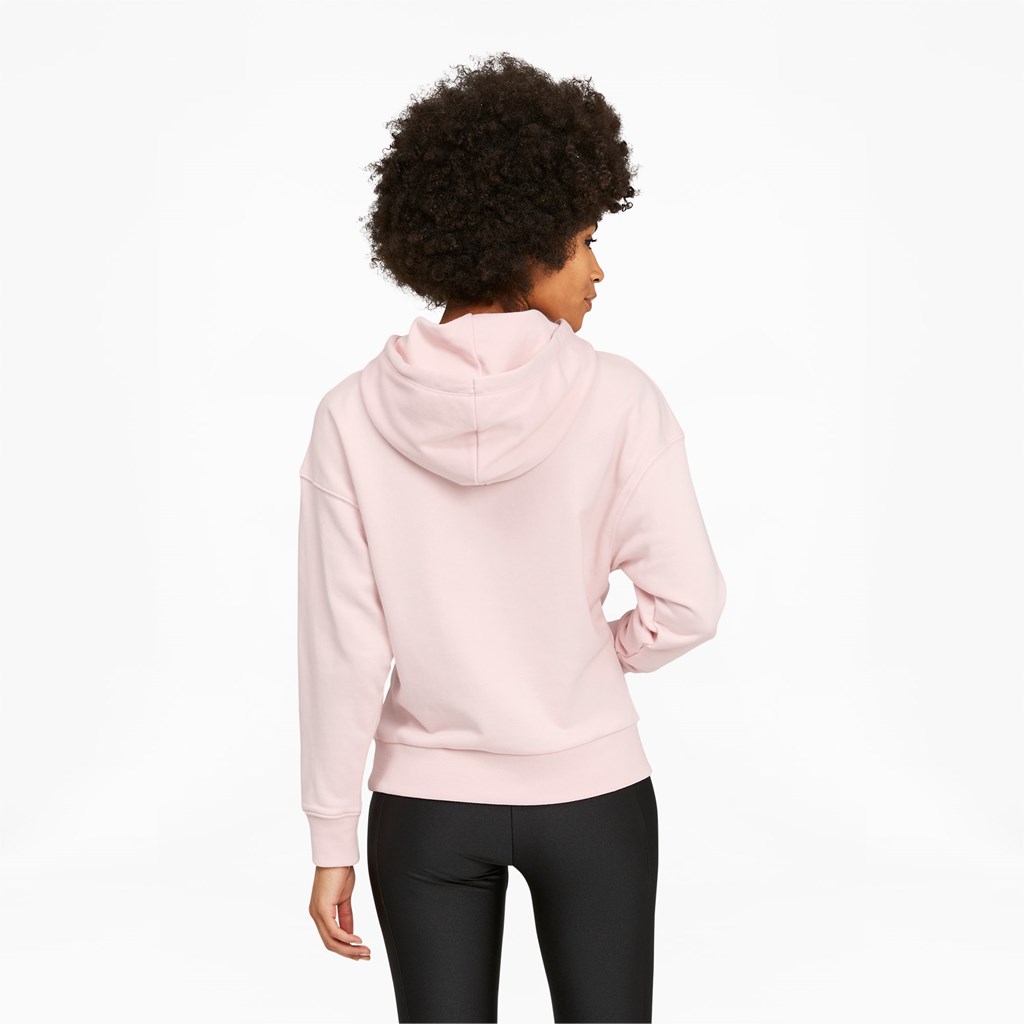 Puma Classics Logo Hættetrøje Dame Lyserød | 759431UAO