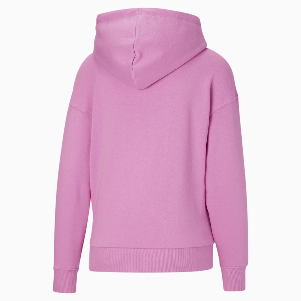 Puma Classics Logo Hættetrøje Dame Opera Mauve | 265719CXR