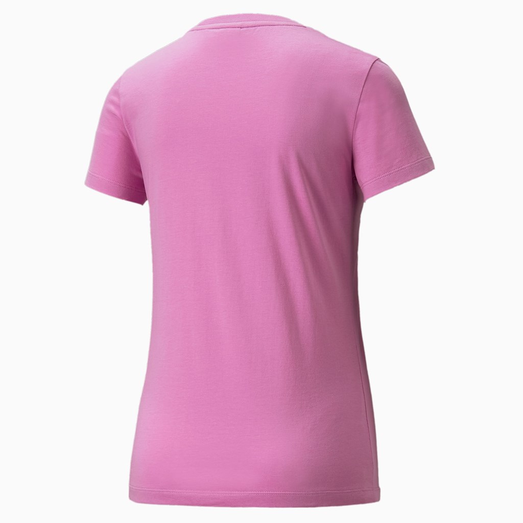 Puma Classics Logo Interest Løbe T-shirt Dame Opera Mauve / SWXP | 683295HQL