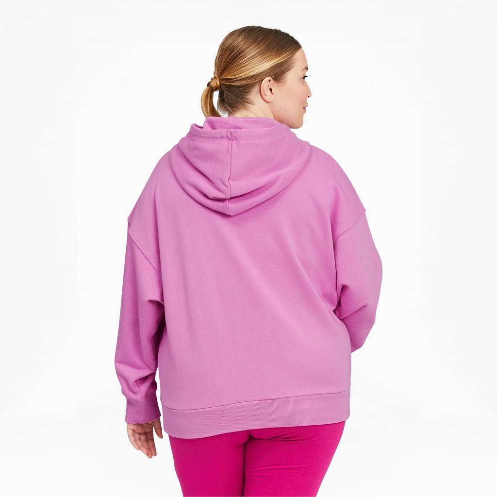 Puma Classics Logo PL Hættetrøje Dame Opera Mauve | 619382NER