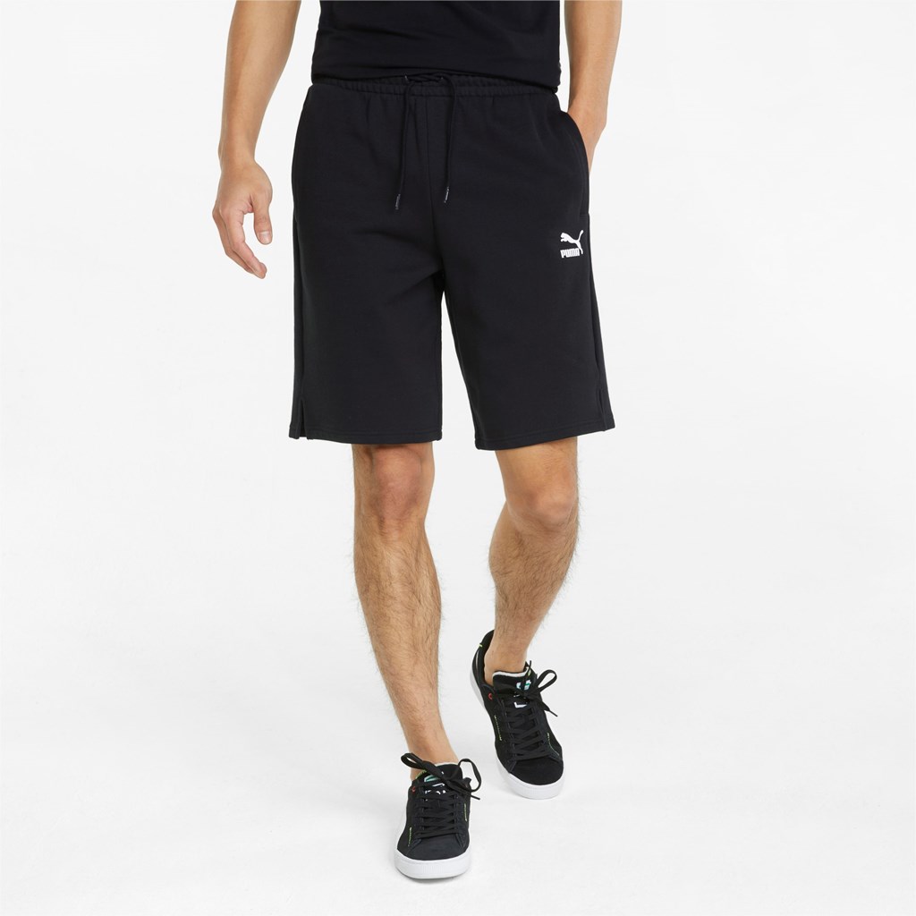 Puma Classics Longline Shorts Herre Sort | 081542VFK