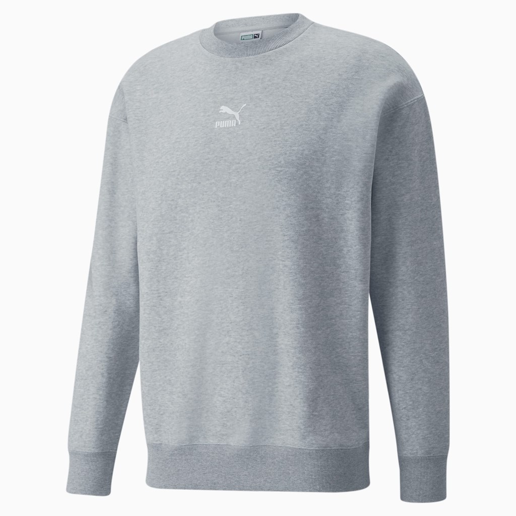 Puma Classics Relaxed Crew Neck Sweatshirt Herre Lyse | TR7038469