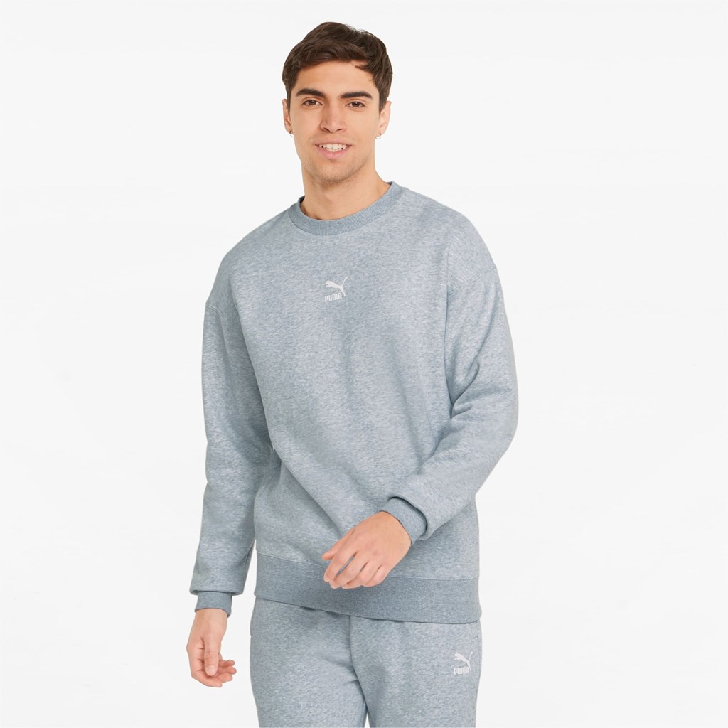 Puma Classics Relaxed Crew Neck Sweatshirt Herre Lyse | TR7038469