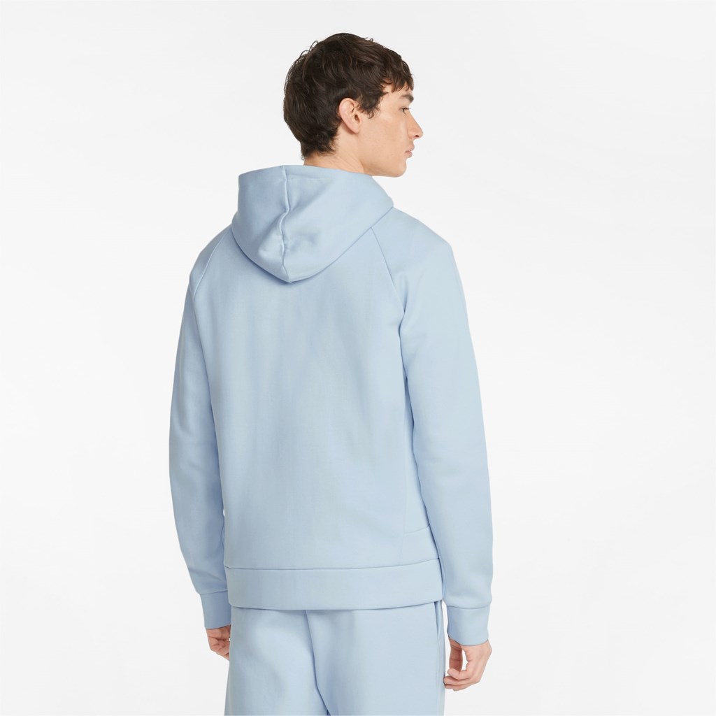 Puma Classics Tech Full-Zip Hættetrøje Herre Arctic Ice | 184592INQ