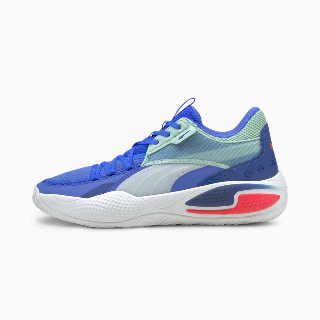 Puma Court Rider I Basketball Sko Dame Blå | 754016UNG