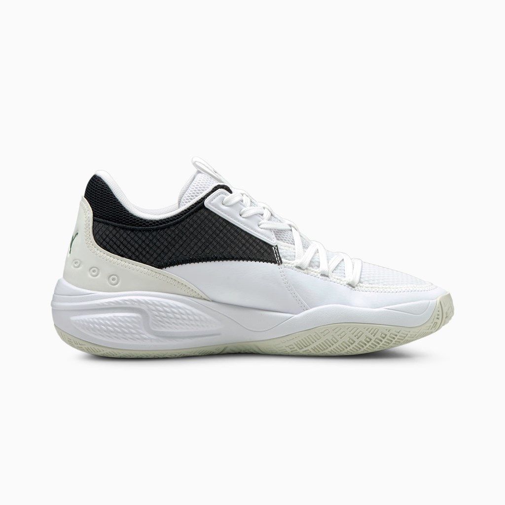 Puma Court Rider I Basketball Sko Dame Hvide | 793156XQG