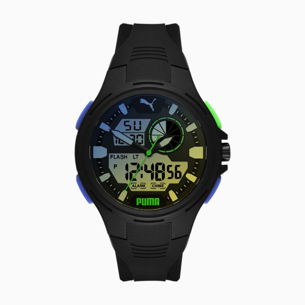 Puma Cyber Watch Watch Herre Sort | OY7201956