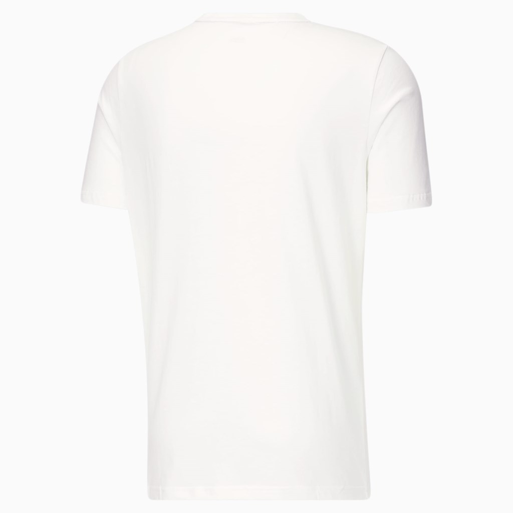 Puma Dazed Classics Logo Løbe T-shirt Herre Hvide | 149073HGQ