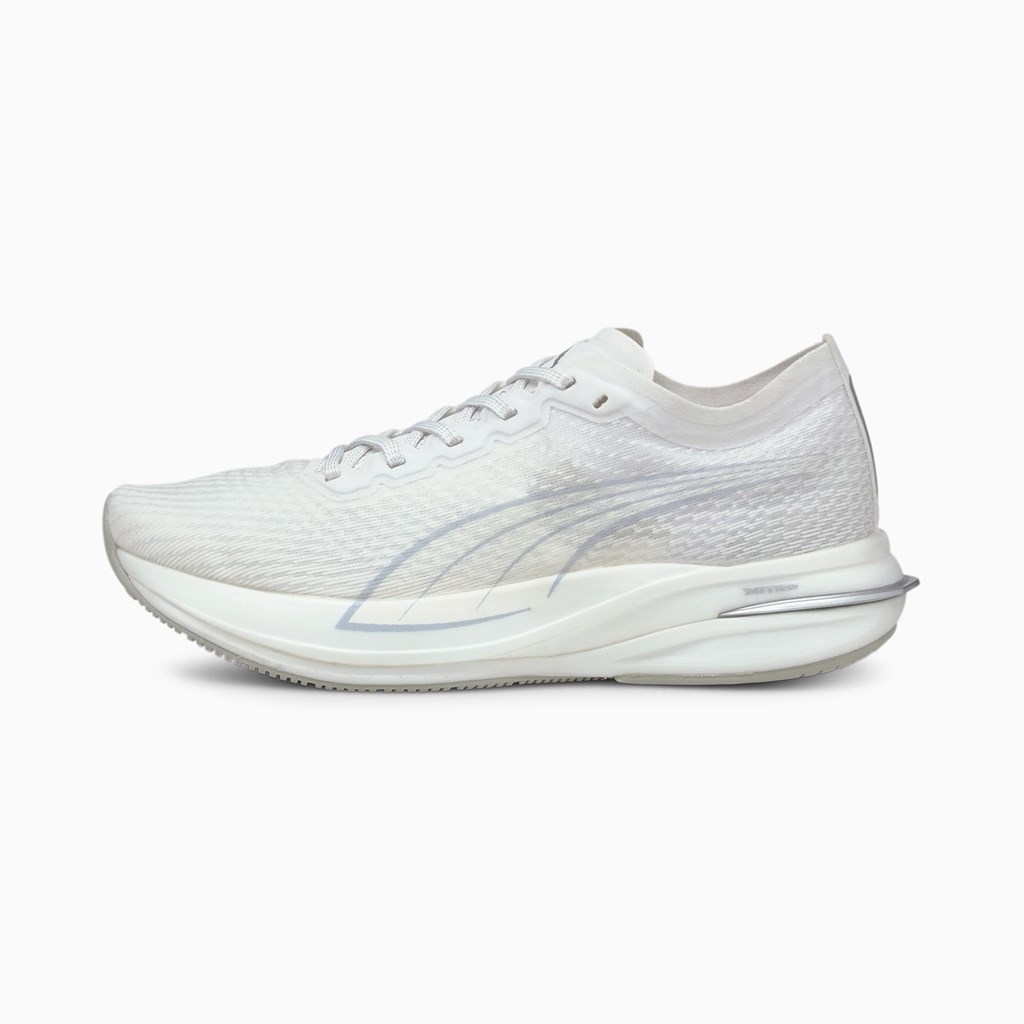 Puma Deviate NITRO COOLadapt Løbesko Dame Hvide | 280467NVF