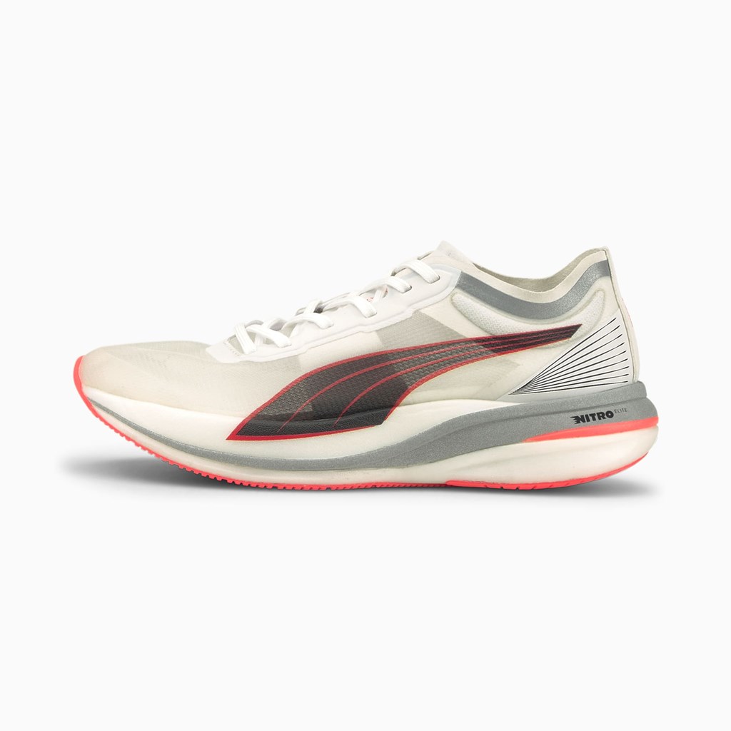 Puma Deviate NITRO ELITE Løbesko Dame Hvide | 501278ANW