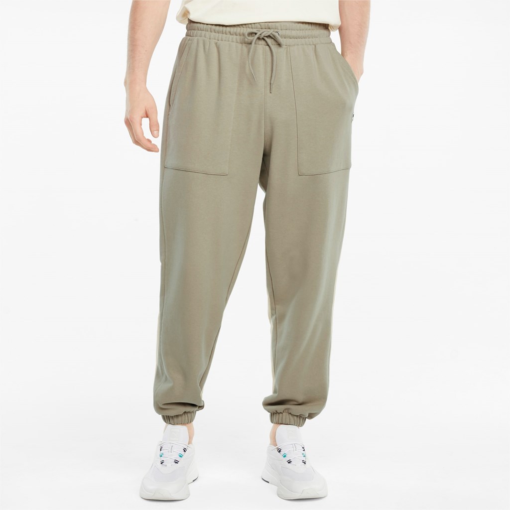 Puma Downtown French Terry Sweatpants Herre Grøn | NL5480962