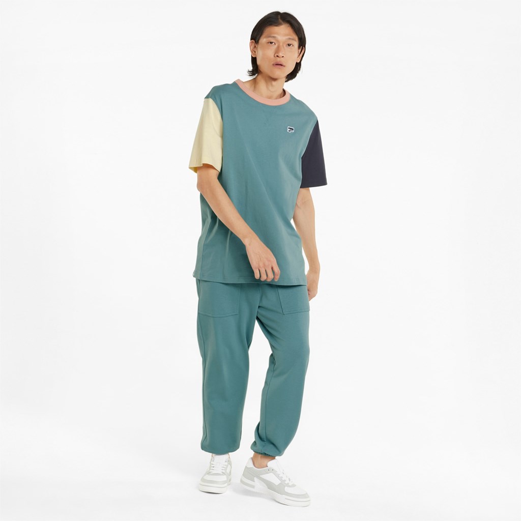 Puma Downtown Sweatpants Herre Blå | RZ1507692