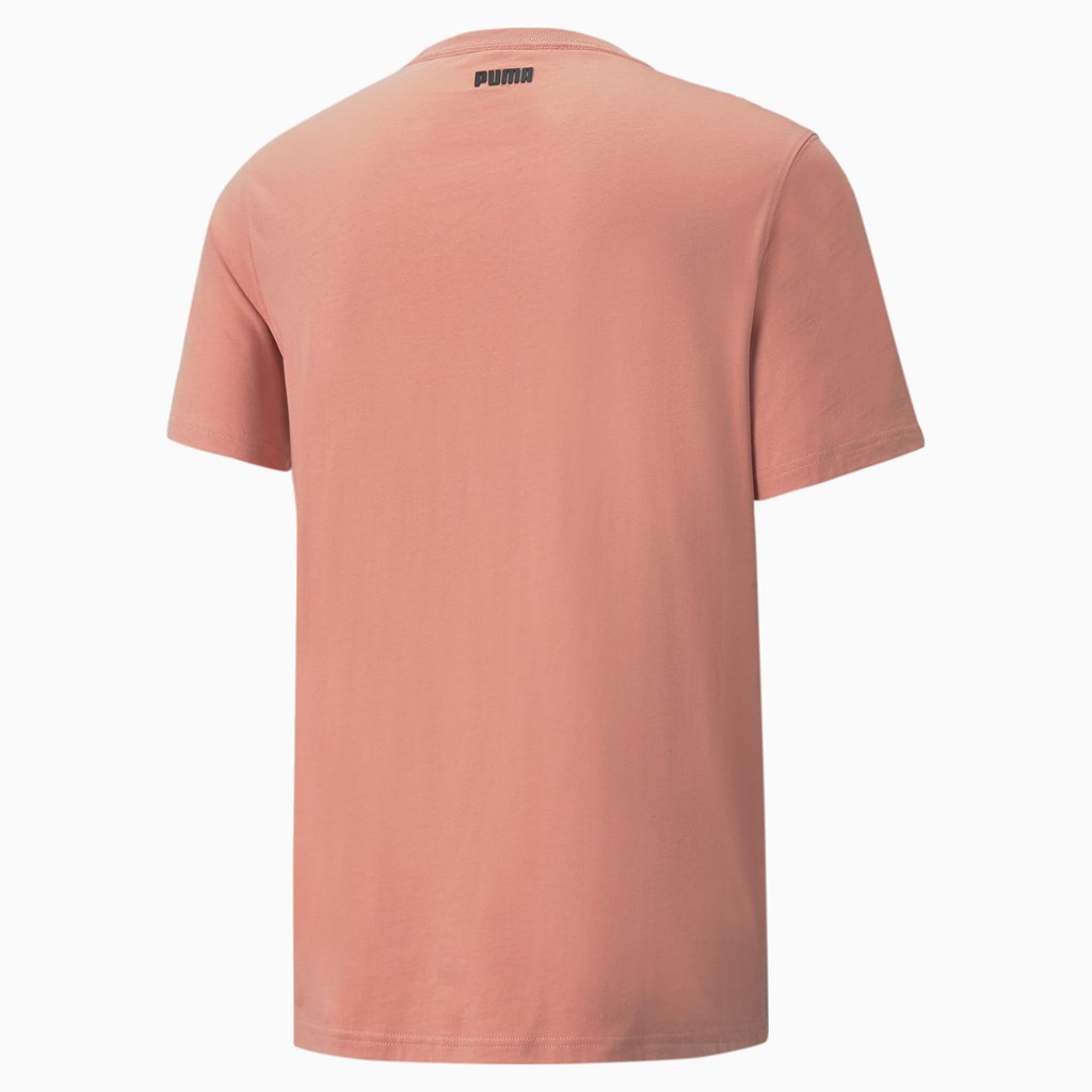 Puma Dylan Kort Sleeve Basketball Løbe T-shirt Herre Rosette | 041369PZB