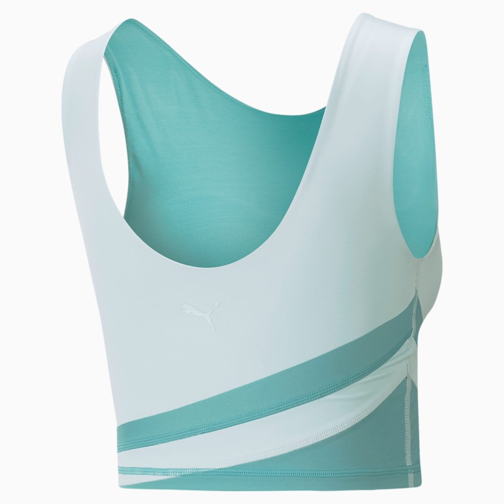 Puma EVERSCULPT Fitted Trænings Tank Tops Dame Blå | UB8039725