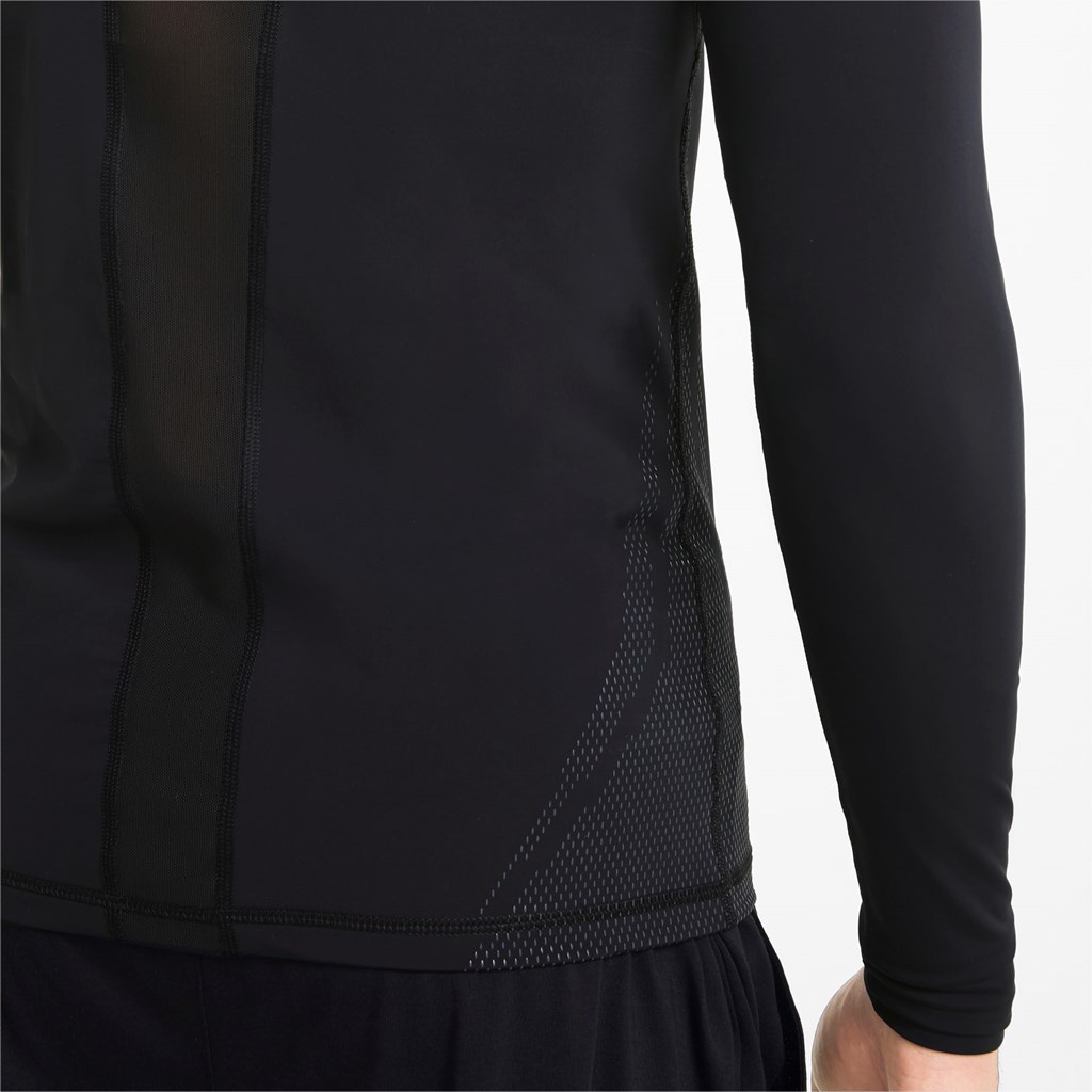 Puma EXO-ADAPT Long Sleeve Løbe T-shirt Herre Sort | 081736AIC