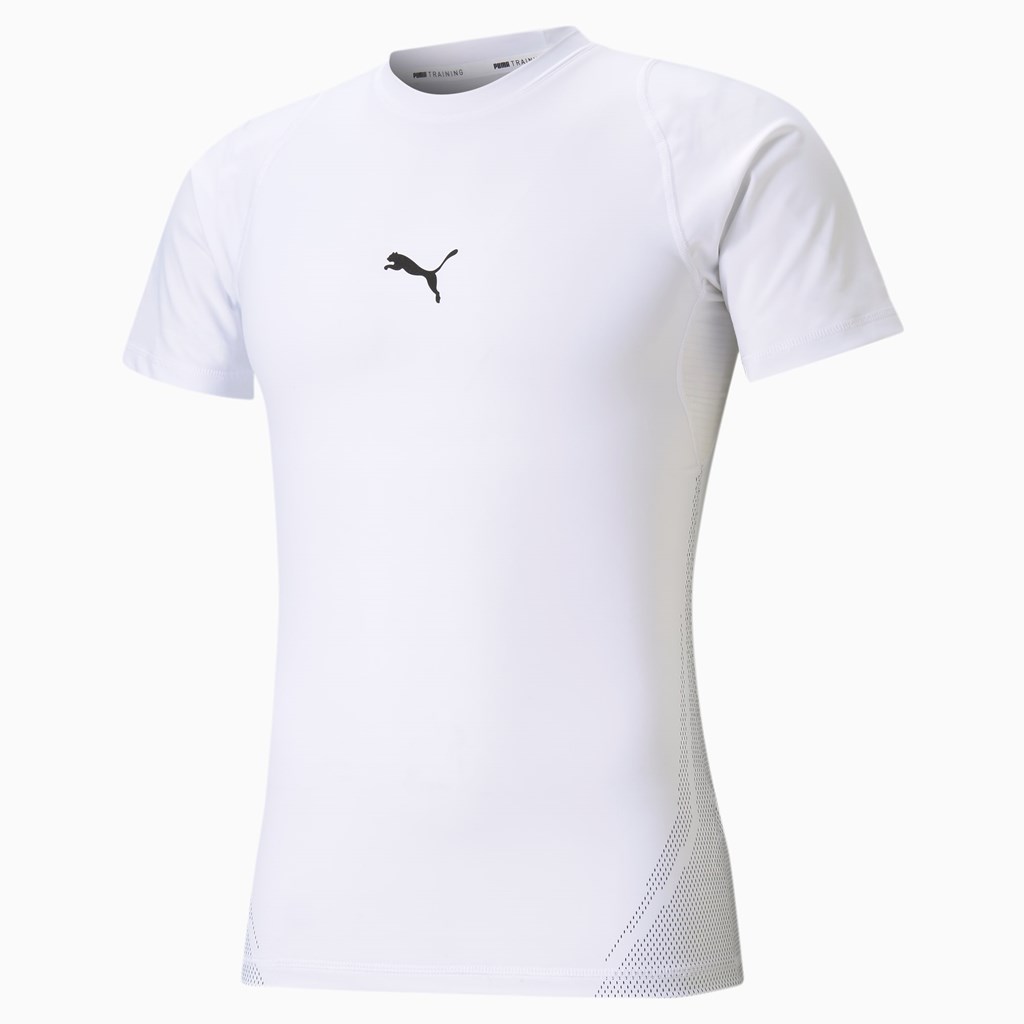 Puma EXO-ADAPT Trænings Løbe T-shirt Herre Hvide | 471659OSE