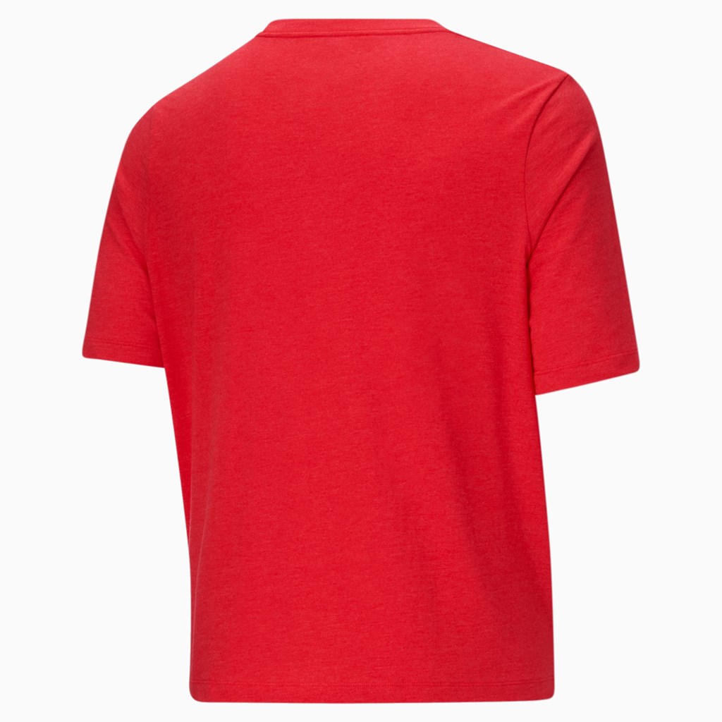 Puma Essentials Heathe BT Løbe T-shirt Herre Rød | 958724CXS