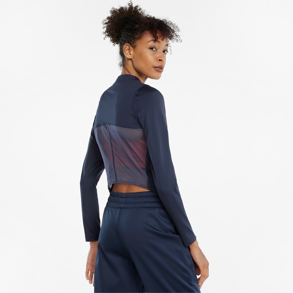 Puma Eversculpt Zip Long Sleeve Trænings Toppe Dame Spellbound | YZ7316089