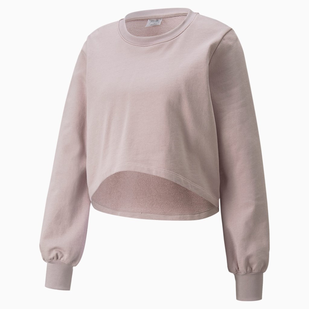 Puma Exhale Relaxed Trænings Pullover Dame Quail | 751038TMF