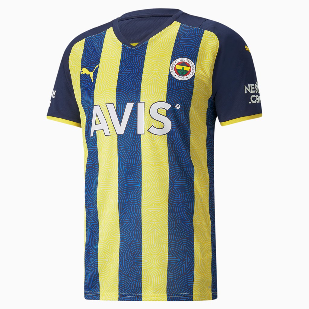 Puma FSK Fenerbahçe Home Jersey Herre Gul Blå | 743195TMD