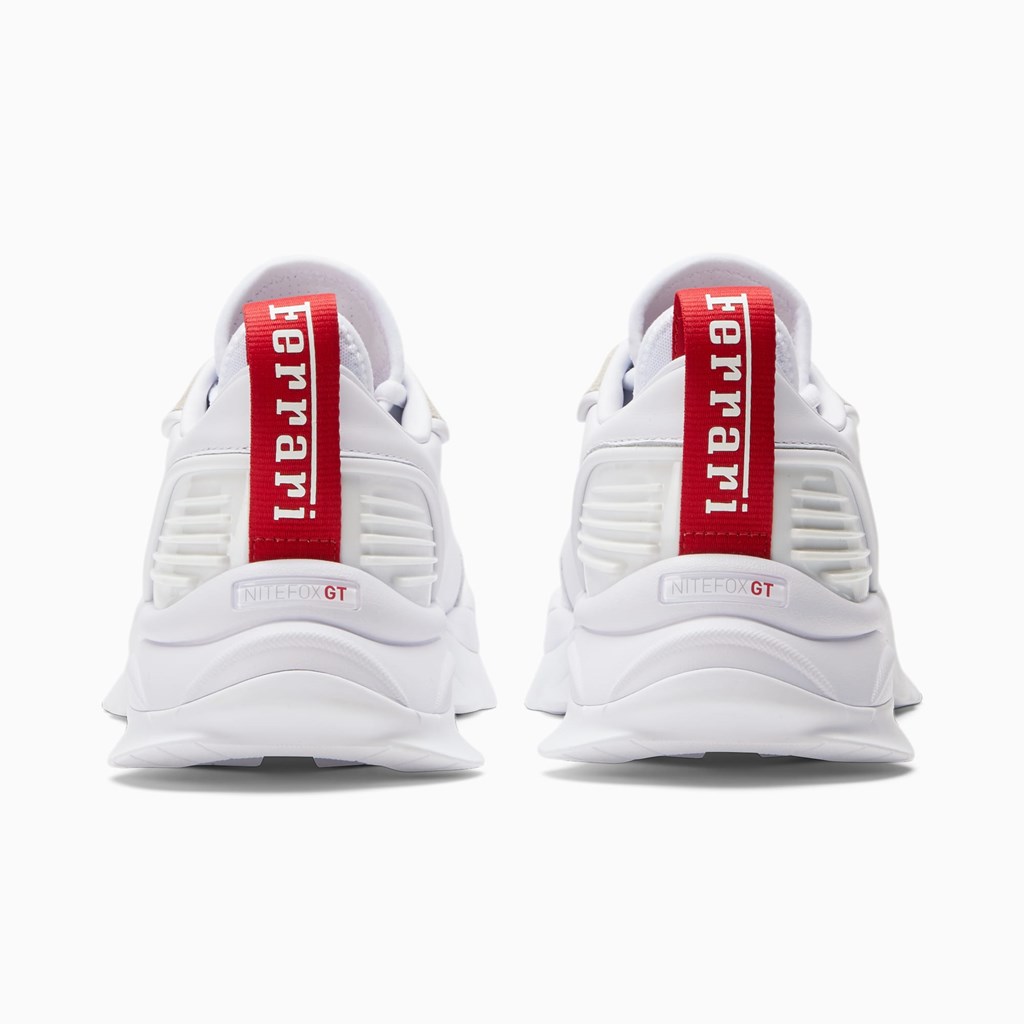 Puma Ferrari Nitefox GT Sneakers Herre Hvide | YO4062793