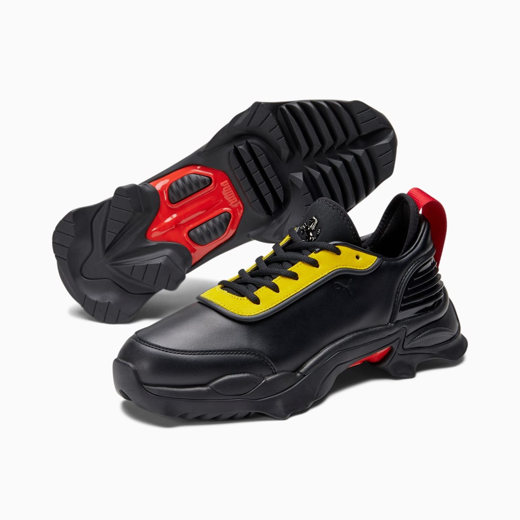 Puma Ferrari Nitefox GT Sneakers Herre Sort | 394582PWN