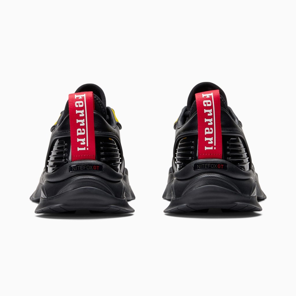 Puma Ferrari Nitefox GT Sneakers Herre Sort | 394582PWN