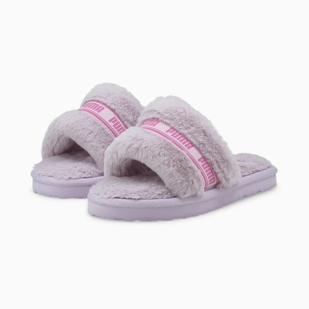 Puma Fluff Little Tøfler Pige Lavendel | 961274EVI