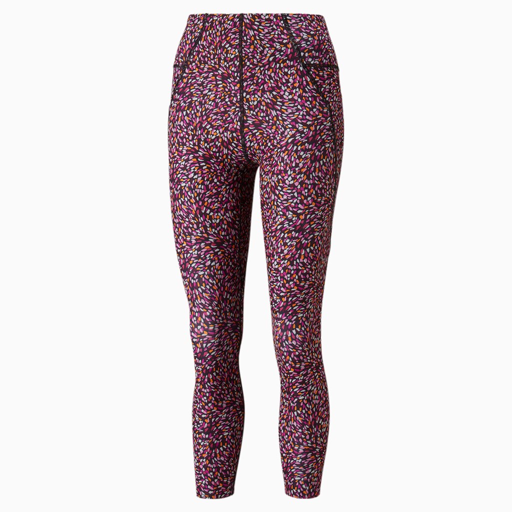 Puma Forever Luxe Graphic Trænings Leggings Dame Sort | 904367BEA