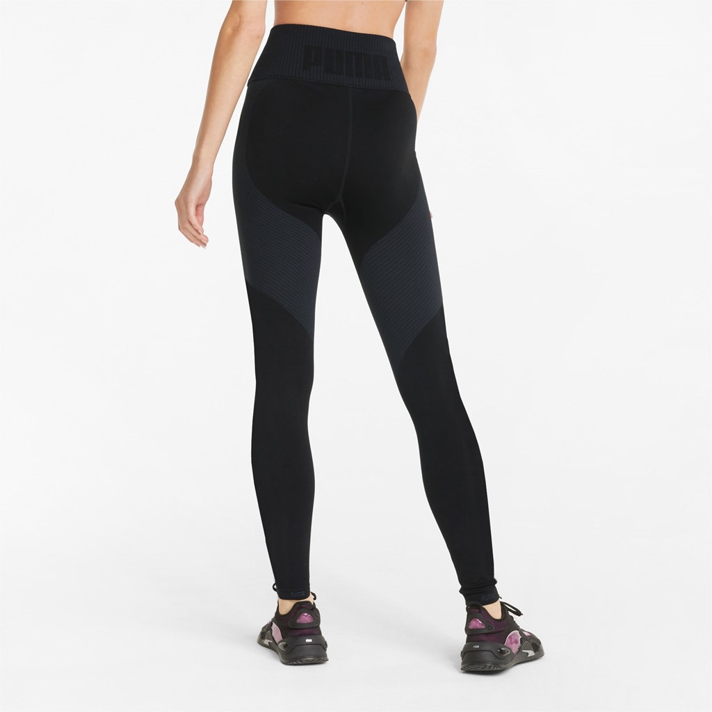 Puma FormKnit Seamless High Talje 7/8 Trænings Leggings Dame Sort | 315897UDJ