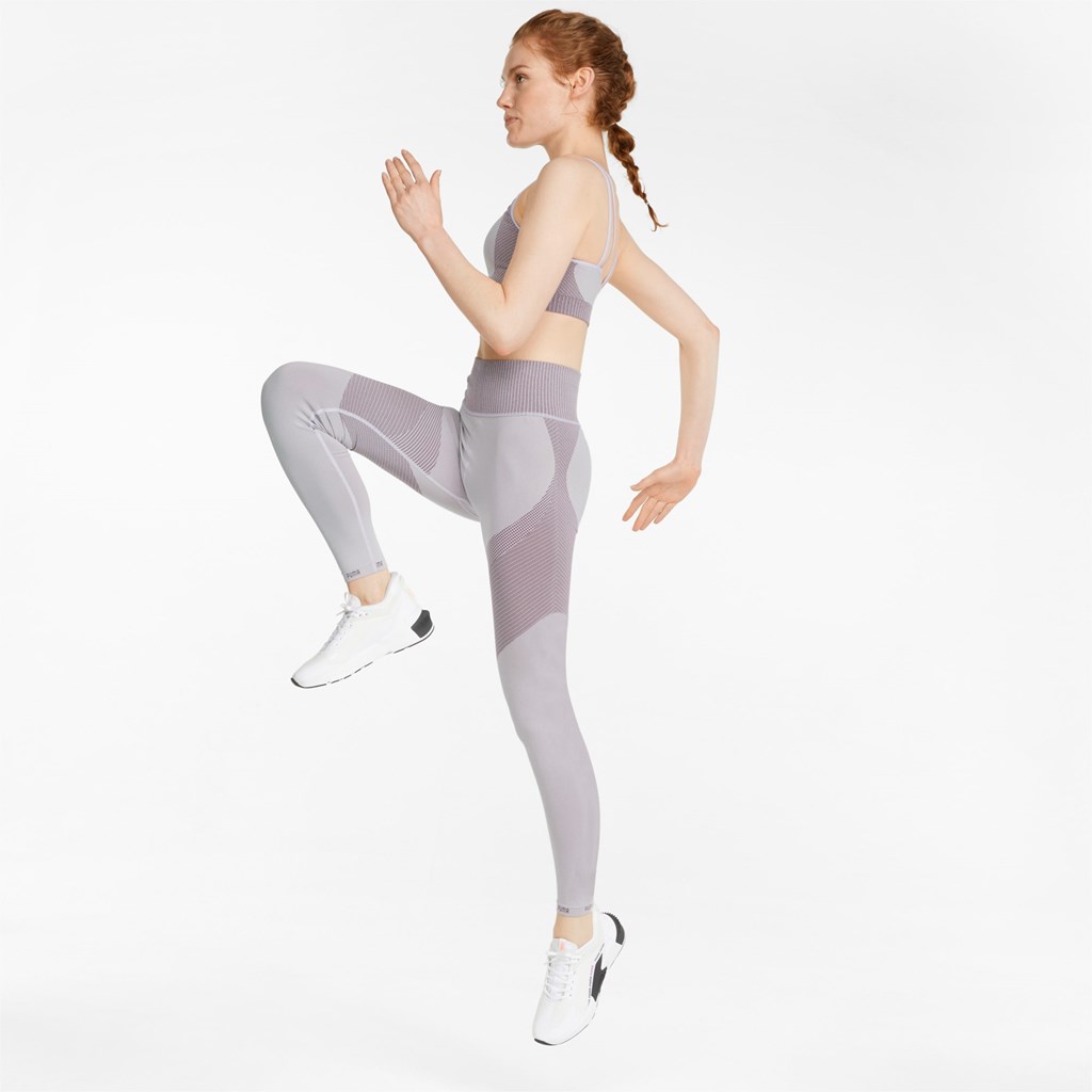 Puma FormKnit Seamless High Talje 7/8 Trænings Leggings Dame Lavendel | 983405EVO