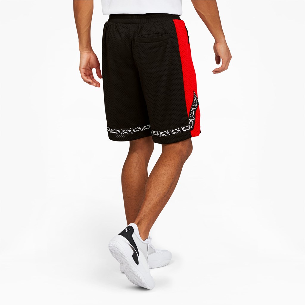 Puma Full Ride Basketball Shorts Herre Sort | 852430MNL