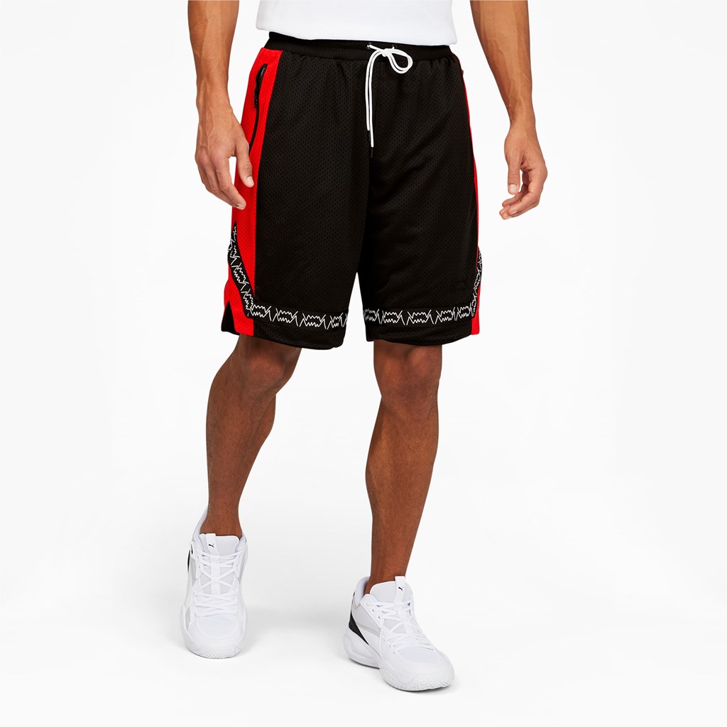 Puma Full Ride Basketball Shorts Herre Sort | 852430MNL