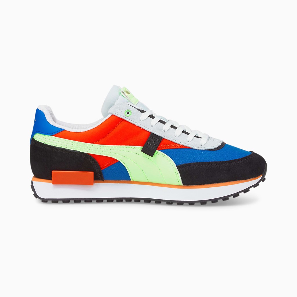 Puma Future Rider Displaced Sneakers Herre Blå | SX0467238