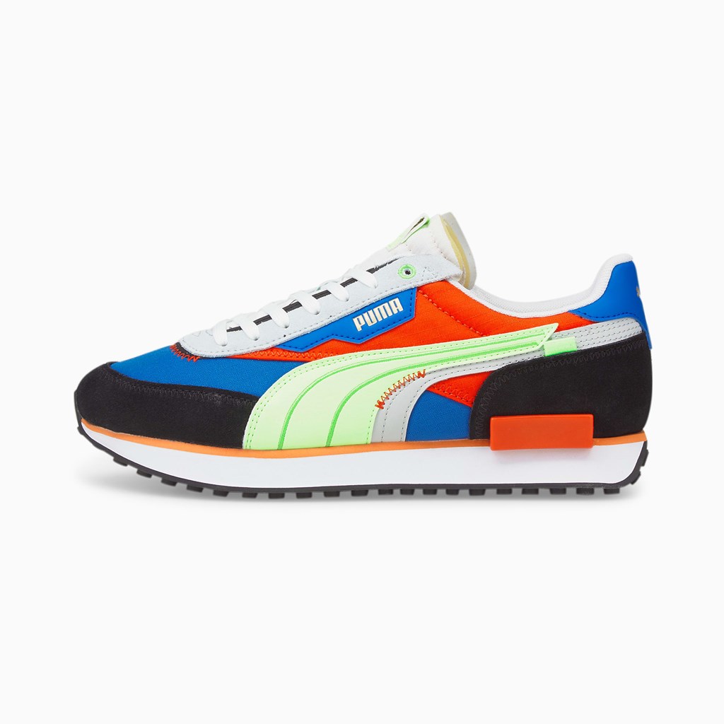 Puma Future Rider Displaced Sneakers Herre Blå | SX0467238