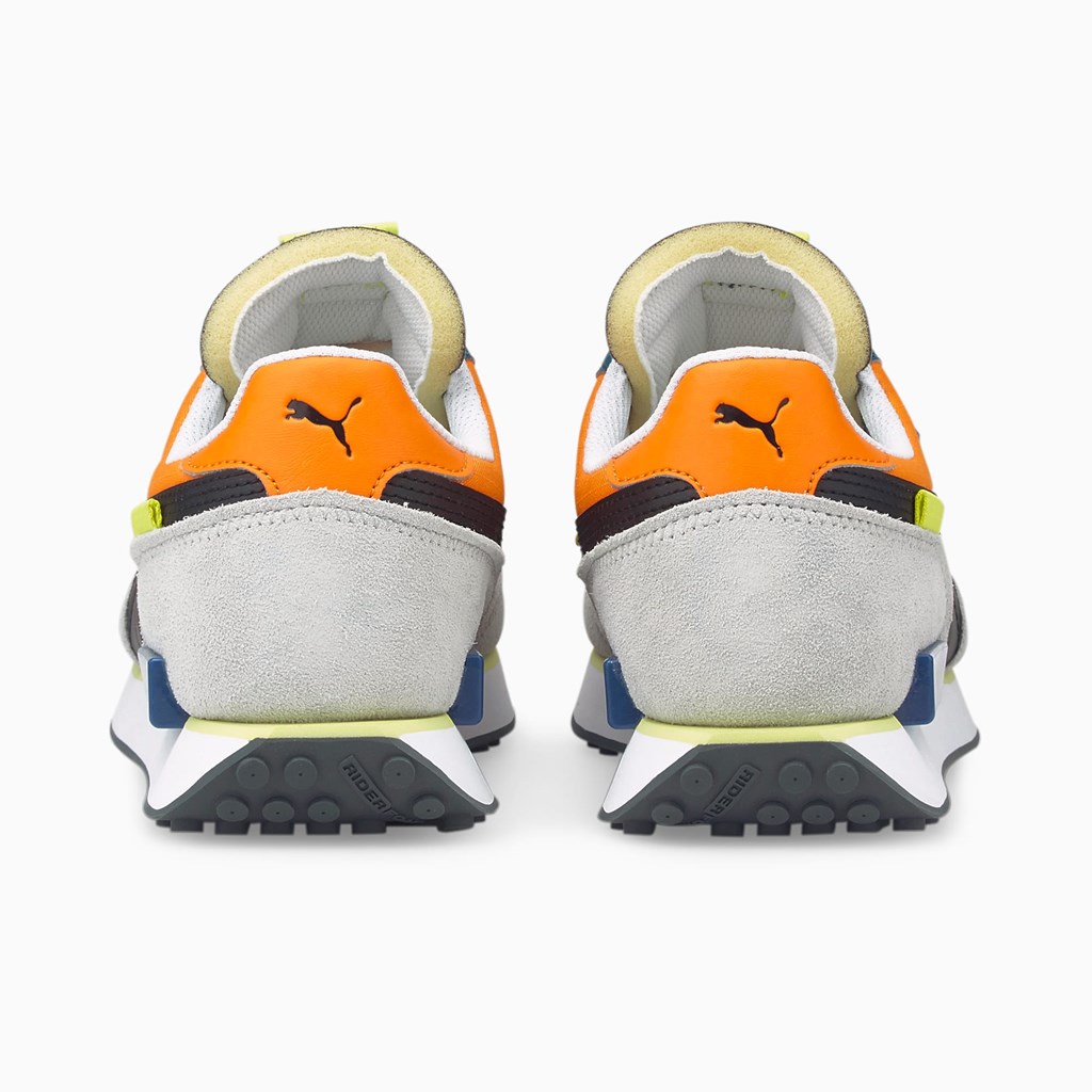 Puma Future Rider Play On Sneakers Herre Hvide Orange | CD6410237