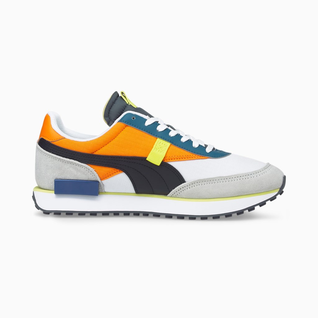 Puma Future Rider Play On Sneakers Herre Hvide Orange | CD6410237