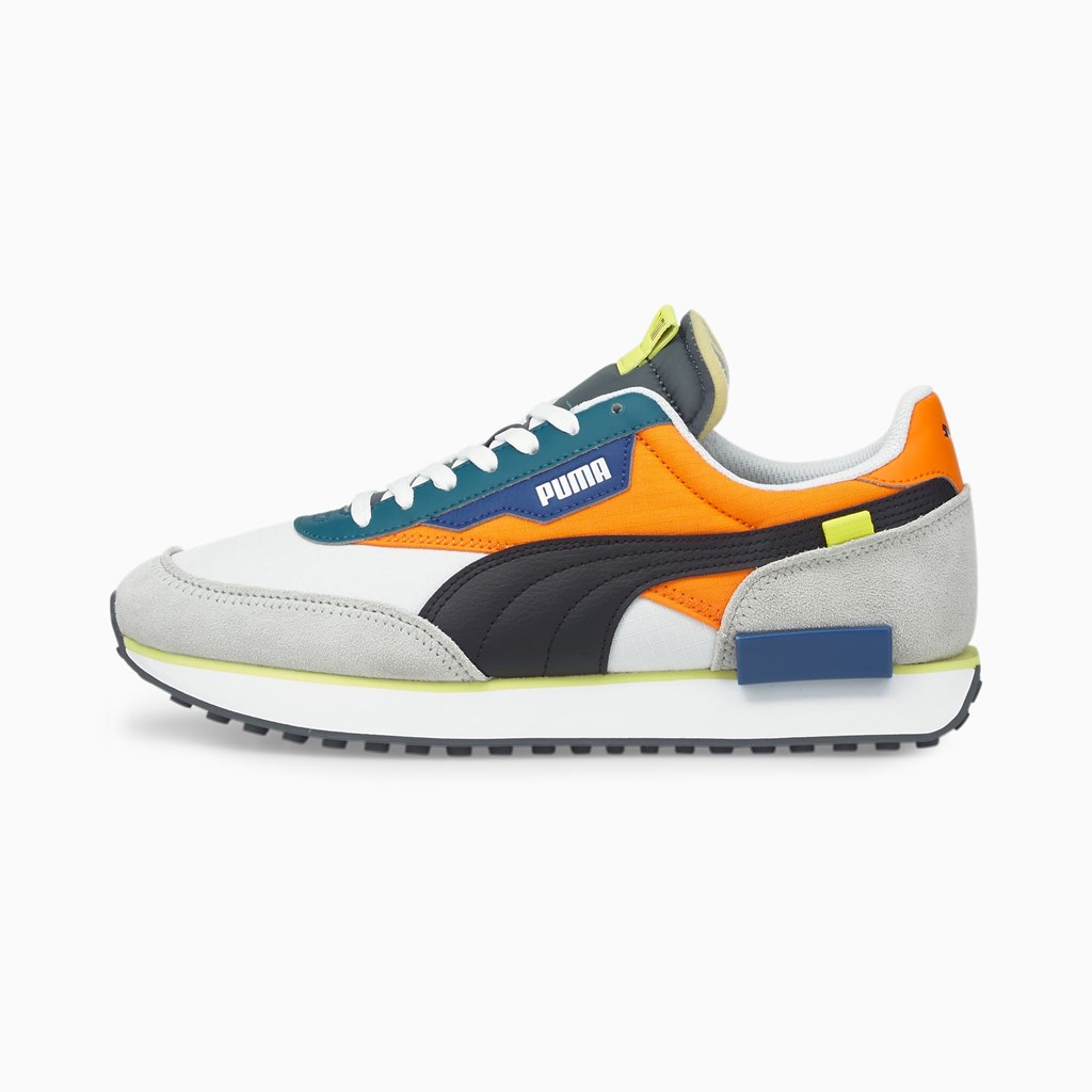 Puma Future Rider Play On Sneakers Herre Hvide Orange | CD6410237