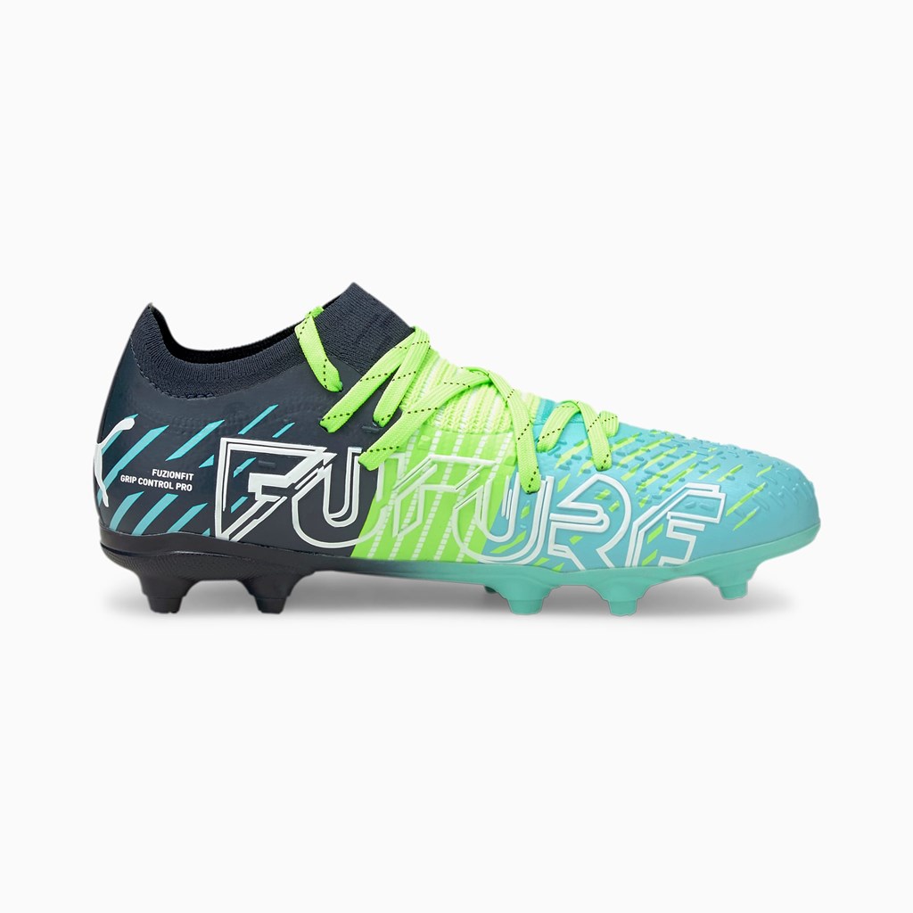 Puma Future Z 3.2 FG/AG JR Fodboldstøvler Drenge Grøn | RO8435192