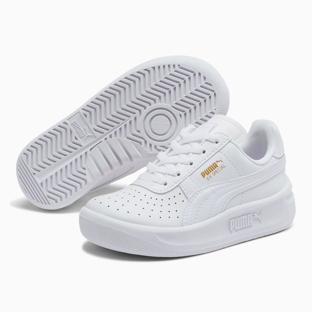 Puma GV Special Little Sneakers Drenge Hvide Guld | 089517OCT