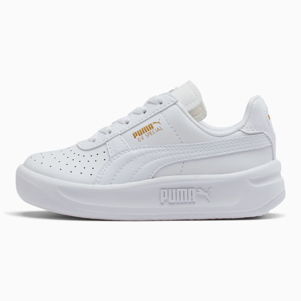 Puma GV Special Little Sneakers Pige Hvide Guld | GP7130589