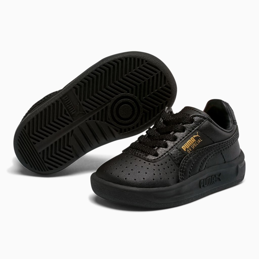 Puma GV Special Toddler Sneakers Drenge Sort Guld | 497265AVF